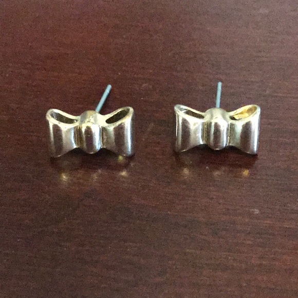 Kate Spade gold bow earrings - Picture 5 of 7